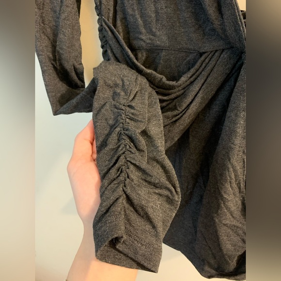 Frame Layered Wrap Long-Sleeve Top - Picture 8 of 8